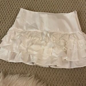 ZARA brand new with tags white skirt!